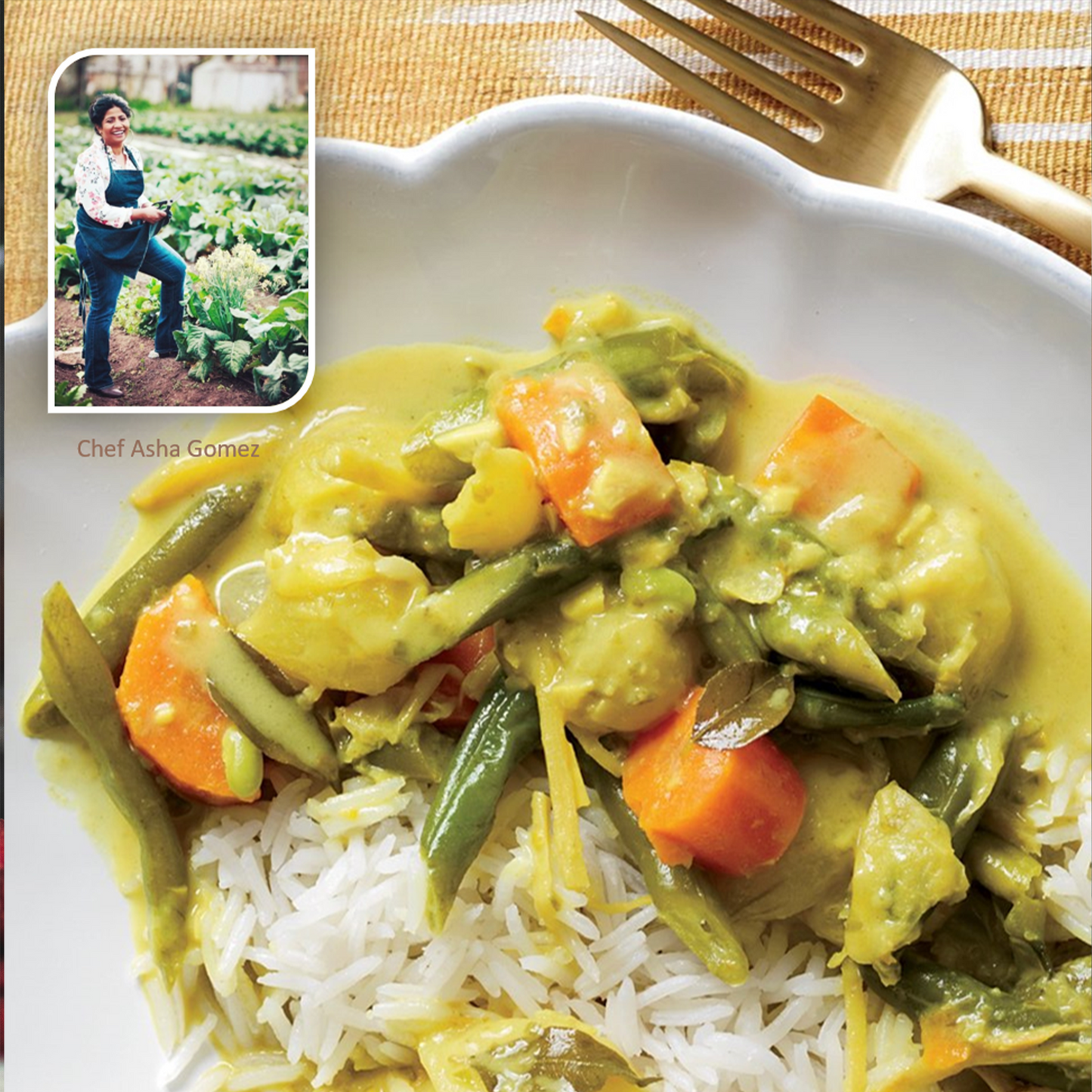 Ashamon Chef Keralan Vegetable Stew Recipe by Chef Asha Gomez